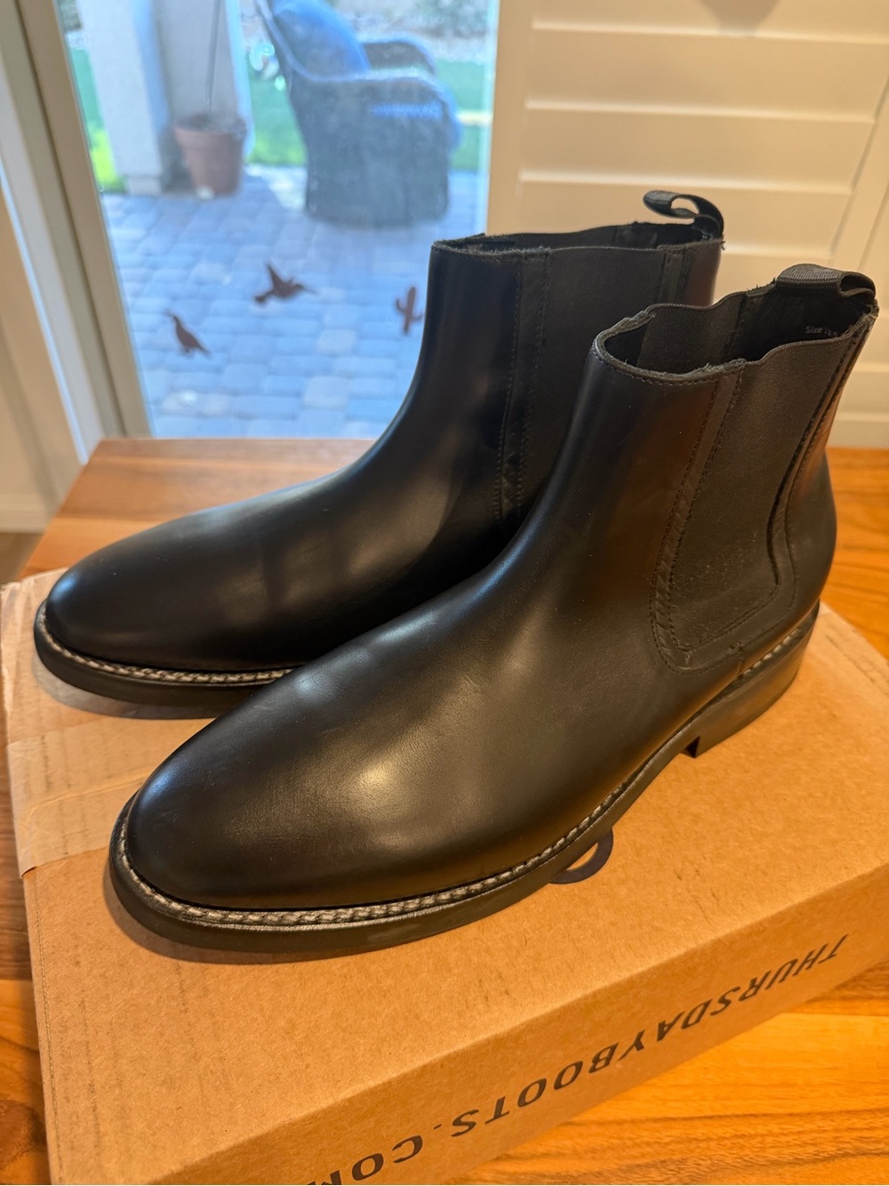 Thursday Boot Company Cavalier Boots Black Leather Chelsea Boots